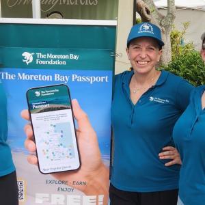 TMBF staff and volunteers at a market